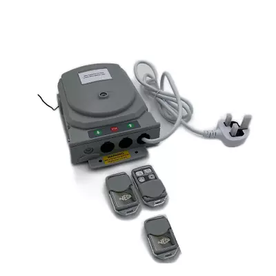 Neco Euro Multi Channel Remote Control System For Garage Doors +  3 Remotes • £55.65