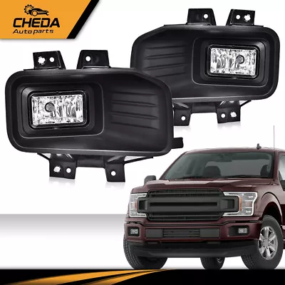 Fit For Ford F150 Pickup 18-20 Halogen Fog Lights Driving Lamps Left& Right Pair • $35.38