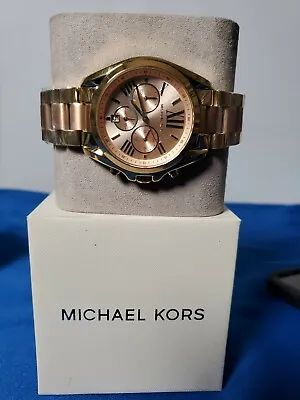 Michael Kors MK6359 Bradshaw Women's Watch - Gold/Rose • $144.99