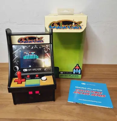 DreamGEAR DGUNL-3223 My Arcade Galaxian Micro Player Cabinet Console From Japn • £29.99