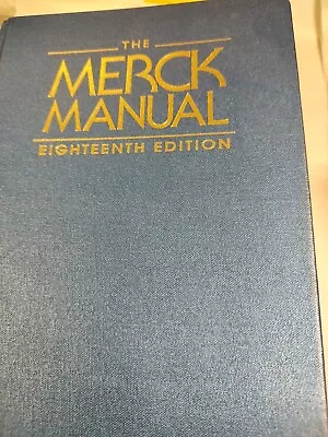 The Merck Manual Of Diagnosis And Therapy Eighteenth Edition Hardcover 2006 • $14