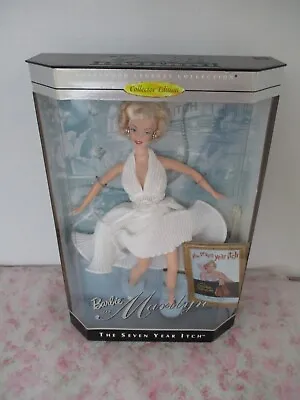 New BARBIE AS MARILYN MONROE The Seven Year Itch Doll White Dress 1997 • $120.21