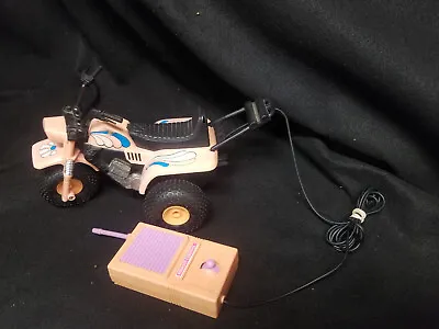 Vintage 1980's Barbie Remote Controlled 3 Wheeler ATV • $24