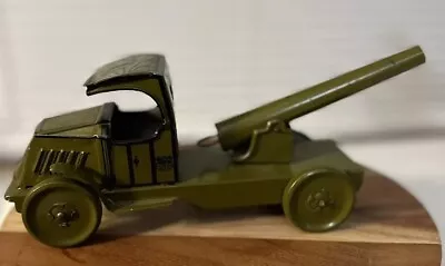 Antique 1920’s J. Chein Tin Litho Artillery Cannon Military Truck Rare 9.5” • $274.95