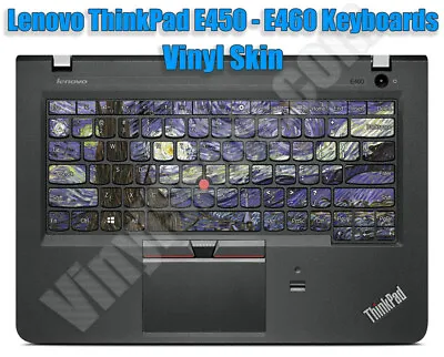 Choose Any Vinyl Skin/Decal Design For The Lenovo ThinkPad E450/E460 Keyboard • $14.99