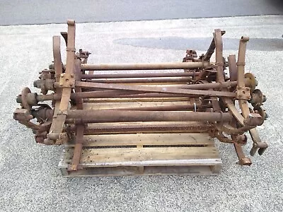 $110 • Buy 1x USED TRAILER AXLE SET 6x4 7x5 TRAILER SPRINGS HUBS AXLE - Melb Pick Up