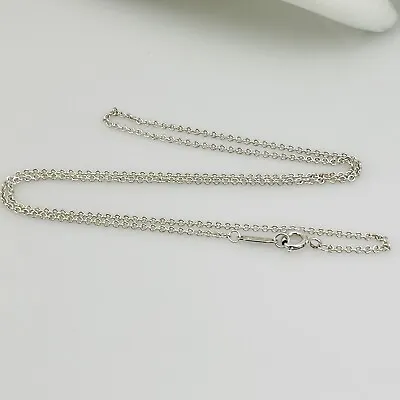 24  Tiffany & Co Chain Necklace Mens Unisex 1.5mm Large Link Sterling Silver • $199