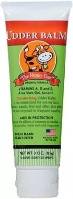 THE HAPPY COW UDDER BALM SKIN CREAM LOTION - 2.89OZ TUBE (Travel Size) • $10.99