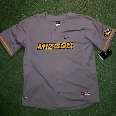 NEW University Of Missouri Baseball Jersey Tigers NWT NIKE Kids Boys (Youth XL) • $29.99