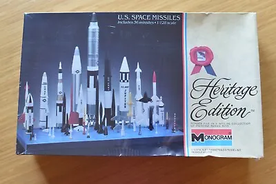 Monogram U.S. Space Missiles — Kit# 6055 Heritage Edition — 1:128—NEW/sealed • $30