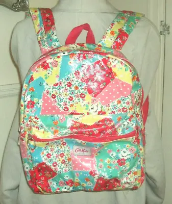 £21.99 • Buy Cath Kidston   Large  Floral Oil Cloth  Backpack Rucksack  Bag
