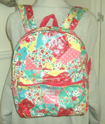 Cath Kidston   Large  Floral Oil Cloth  Backpack Rucksack  Bag • £21.99