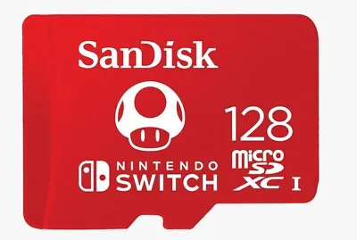 SanDisk 128GB Micro SD XC (UHS-I U3-100MB/s) Memory Card For Nintendo Switch NEW • £19.99