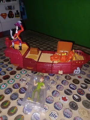 McDonald’s Peter Pan Return To Neverland Pirate Ship Boat And Figures 2002 • $20