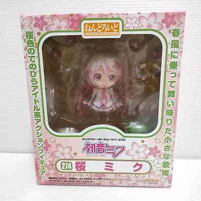 Hatsune Miku Sakura Ver. Nendoroid Figure 274 Vocaloid Good Smile Company Japan • $79.99