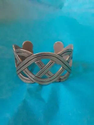  Vintage Silver Mexico Alpaca  Cuff  Bracelet  • $14.99