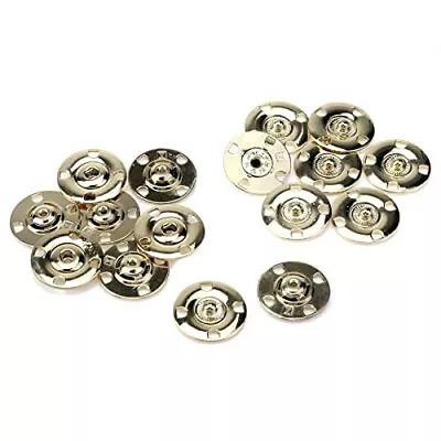 Woogim Metal Buttons For Sewing Buttons Metal Snaps Fasteners Press Studs Gol... • $8.92