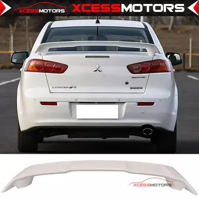 A Clearance Sale! Fits 08-17 Mitsubishi Lancer OE Trunk Spoiler Painted #W37 • $231.77