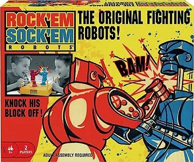 Rockem Sockem Robots Rock Marx Sock Classic Boxing Match Frustration Free Pack • $33.01