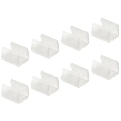 100pcs LED Neon Mounting Clips Fixing Clamp Holder Fit 8mm Strip Lighting • $14.55