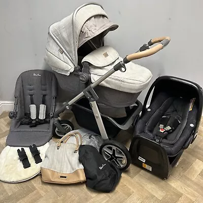 Silver Cross Pioneer Travel System + Car Seat Special Edition Timeless • £450