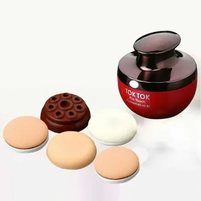 Vibrating Cosmetic Puff Set Oganiss TokTok Pro Touch Foundation Makeup Massage • $14.23