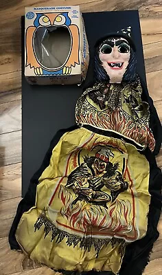 Ben Cooper SCARY Witch Mask Costume Box Vtg Halloween Spooky 1960s • $74