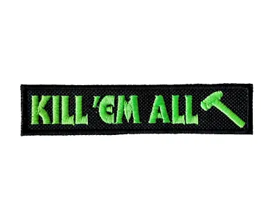 Metallica Patch  Kill 'em All  Iron-on USA Seller Thrash Metal Slayer Quality • $6.60