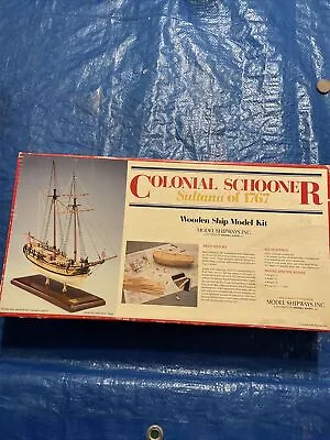 Model Shipways Colonial Schooner Sultana Ship Model Kit • $49.50