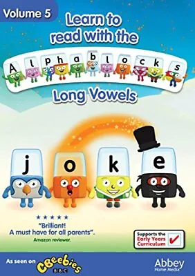 Learn To Read With The Alphablocks - Long Vowels Volume 5 [DVD] - DVD  3AVG The • £4.24
