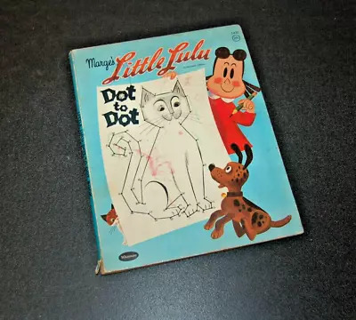 Vintage 1973 Whitman Little Lulu Dot Activity Coloring Book • $9