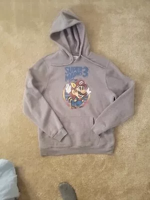 Old Navy Nintendo Super Mario Bros 3 Mens Size Large Gray Hoodie • $20