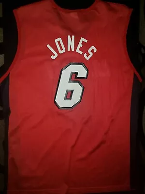$49.99 • Buy Eddie Jones  48 Miami Heat Champion Red Nba Jersey 