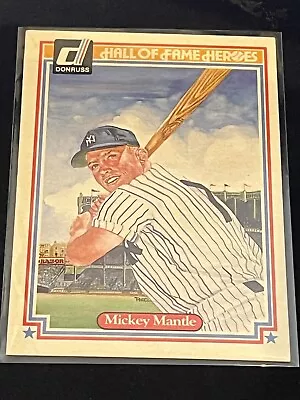 1983 Donruss Hall Of Fame Heroes #7 Mickey Mantle • $2.99