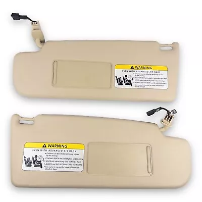 2004-2010 Volkswagen Beetle Driver & Passenger Sun Visor Pair Set Tan • $79.95