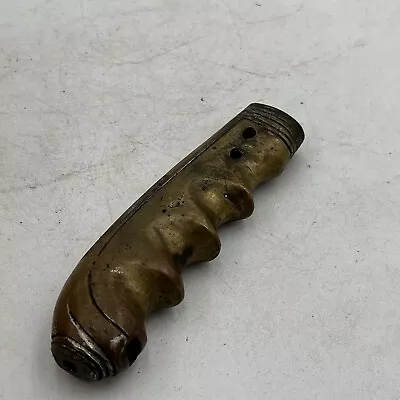 Vintage Handcrafted Brass Sword Handle Collectible Unknown Origin • $24.95