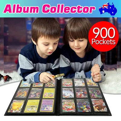 900 Pockets Card Album Spots Cards Binder Book Game Card Collectors Holder Case • $23.99