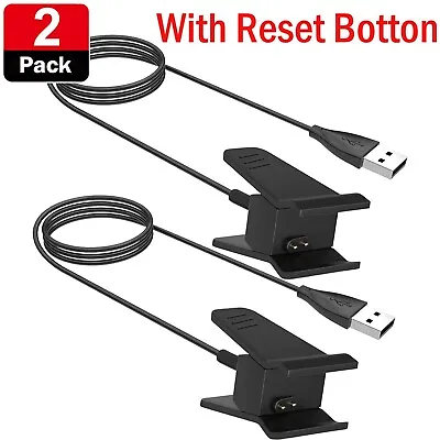 2Pcs Replacement USB Charging Cable Cord Charger Dock With Reset For Fitbit Alta • $11.40