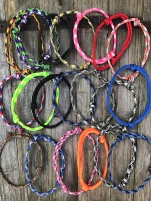 £3.99 • Buy Handmade Adjustable 550 Paracord Friendship Bracelet/Anklet. Over 150 Colours!