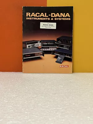 Racal-Dana 301-251-0666 Instruments & Systems Catalog • $49.99