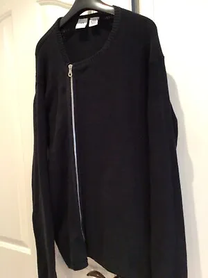 AX Armani Exchange Black Ladies Zip Up Knit Top.Size L • £1.50
