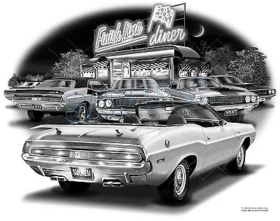  Mopar 1970 Challenger R/t T/a Muscle Car Art Print #4308  Free Usa Shipping  • $24.99