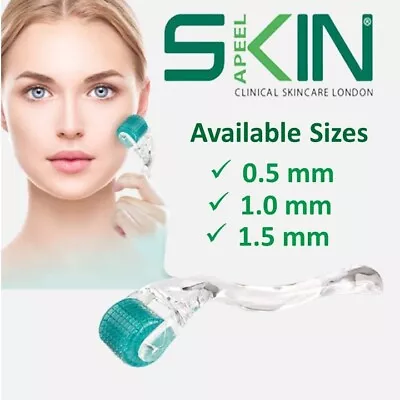 $33.06 • Buy Derma Skin Roller 192 Titanium Micro Needle Therapy Anti Ageing Hair Loss Device