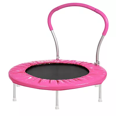 36  Fitness Mini Trampoline With Handle For Adults And Kids Indoor Exercise • $67.99