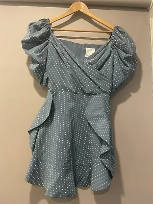 C/meo Collective Dress Size M Frill Spot Poke Dot • $25