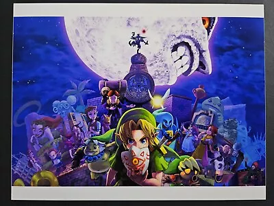 The Legend Of Zelda Mojora's Mask Nintendo 64 N64 3DS Art Print - Small Poster • $14.95