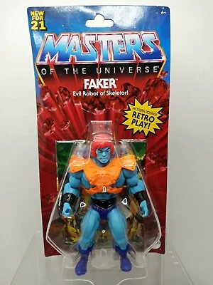 MATTEL 2021 MOTU Masters Of The Universe Origins Faker - DAMAGED CARD • $30