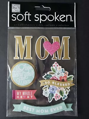 NIP MAMBI Soft Spoken Mom Dimensional Stickers My Whole Heart Best Ever Blessed • $7