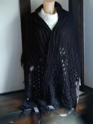 Marks & Spencer Per Una Long Brown Knitted Scarf/Pashmina/Wrap • £9.99