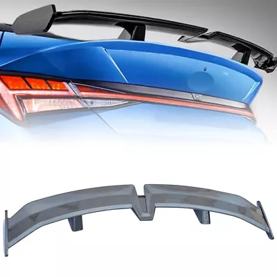 55  Universal Rear Trunk Spoiler Wing Sedan Carbon Fiber PRO Style W/ Adhesive • $77.99